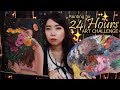 Painting for 24 Hours Straight Art Challenge | Philippines