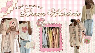 how I got my DREAM WARDROBE 🎀🧸| shopping tips, finding your aesthetic, style & confidence screenshot 1
