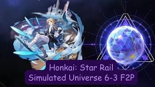 Celebrity Honkai: Star Rail Simulated Universe World 6-3 F2P Preservation Clear Net Worth