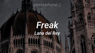 Lana del Rey - Freak // Lyrics (English / Spanish) | Letra (Inglés / Español) 🎵