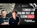 Techniques for building trust and closing deals