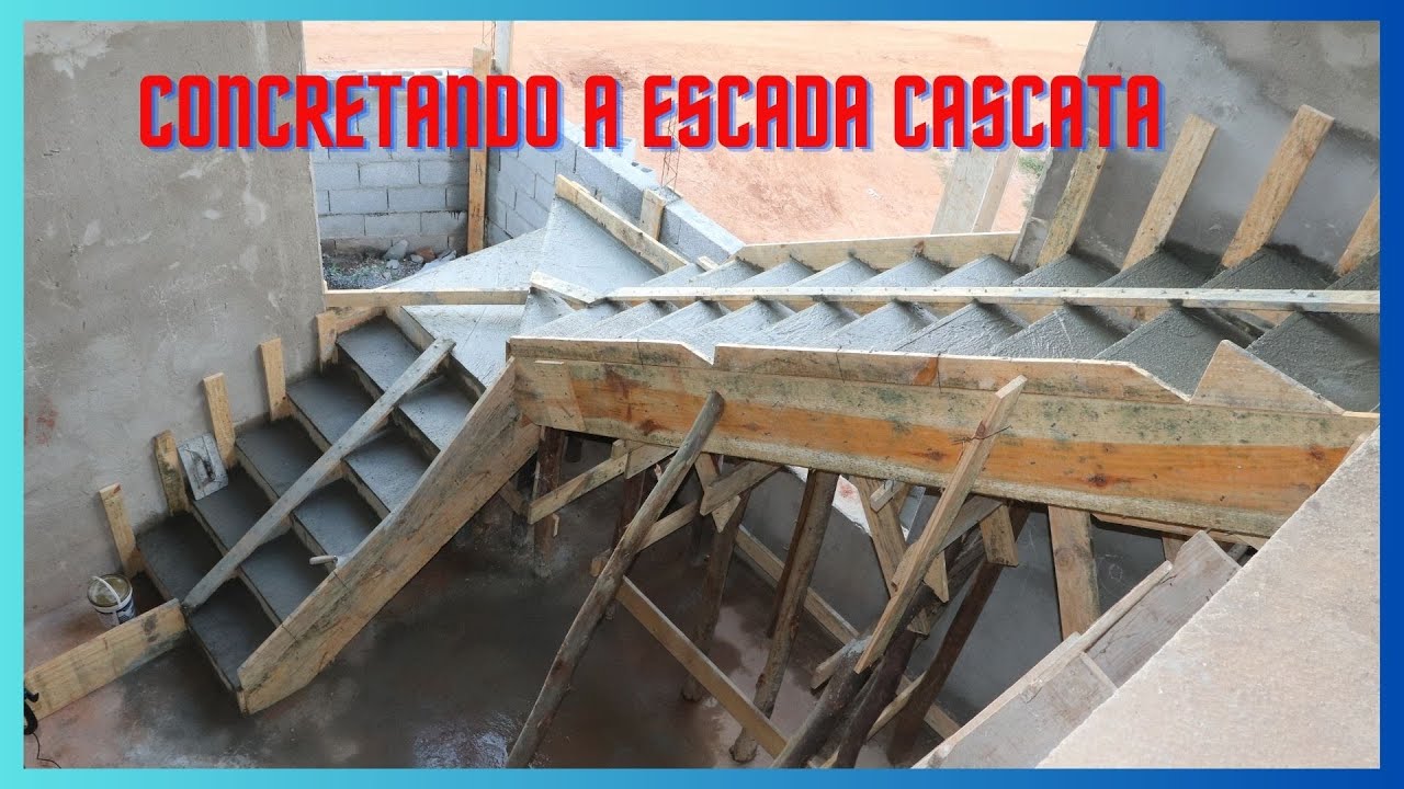 concretando-a-escada-cascata-youtube