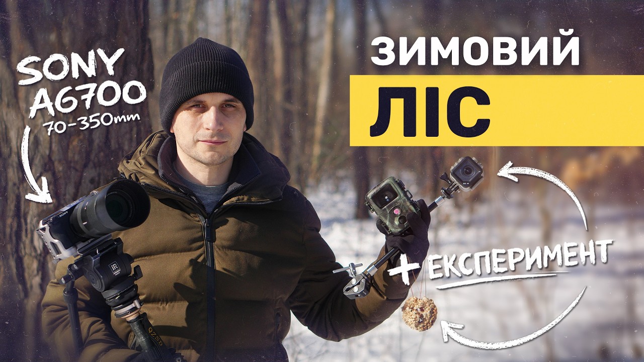 Фотоапарат, телеоб'єктив, стара камера і зимовий ліс - що з цього вийшло? Sony a6700