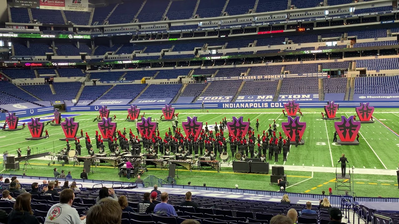 Wm. Mason High School Marching Band Performs 'The Uninvited' at Lucas