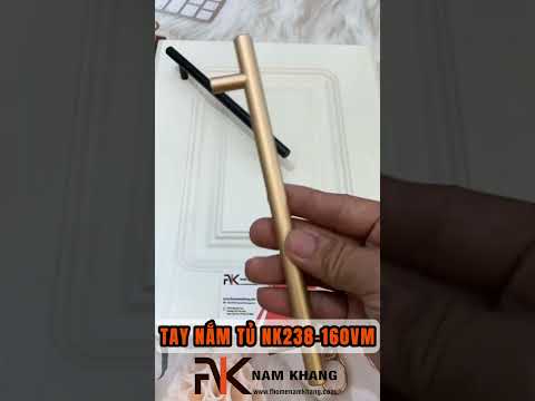 Tay Nắm Tủ Thanh M&agrave;u V&agrave;ng Mờ NK238-160VM