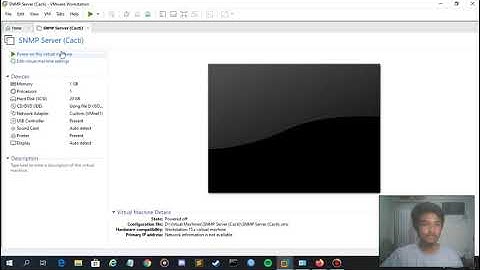 Konfigurasi SNMP & Cacti Monitoring Server (Debian 9)