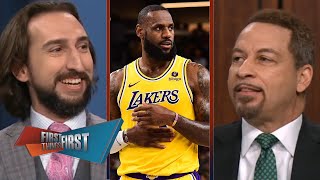 FIRST THINGS FIRST | LeBron is in playoff mode! - Nick on  Lakers beat Pelicans to claim 8th seed