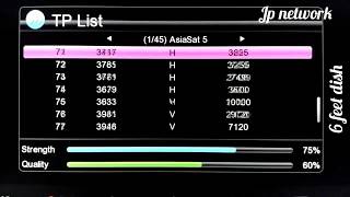 Asiasat 5 - 100.5E - Frequency & signal details screenshot 2