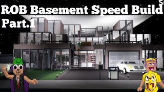 ~Bloxburg~ Basement Speed Build Part.1