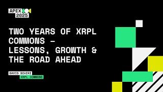 Two Years of XRPL Commons – Lessons, Growth & The Road Ahead, David Bchiri
For two years, XRPL Commons has been dedicated to strengthening the XRPL ecosystem through education, funding, and community initiatives. In this keynote, we’ll reflect on key lessons learned, the challenges we’ve faced, and the major opportunities ahead as the XRPL matures.
David Bchiri will explore how governance, developer engagement, and funding can evolve to support long-term growth, and how we can collectively build a more resilient, innovative ecosystem for the future.
Learn more about Apex at xrpledgerapex.com Two Years of XRPL Commons – Lessons, Growth & The Road Ahead, David Bchiri