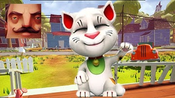 Hello Neighbor - My New Neighbor My Talking Tom Maneki Neko Act 1 Gameplay Walkthrough