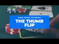 Poker Chips Trick Tutorial: Thumb Flick - YouTube