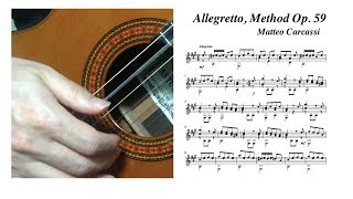 Matteo Carcassi Op.59 Allegretto in A Major Method Part 1 played by Kiankou