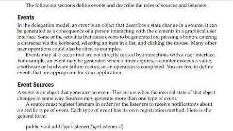 Delegation Event Model in advance java || Event Handling | The Complete Reference Java Audiobook