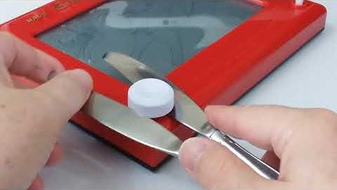 Preserving a Spinmaster Etch A Sketch!