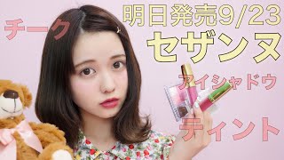 【明日発売】セザンヌティント・チーク・シャドウレビュー