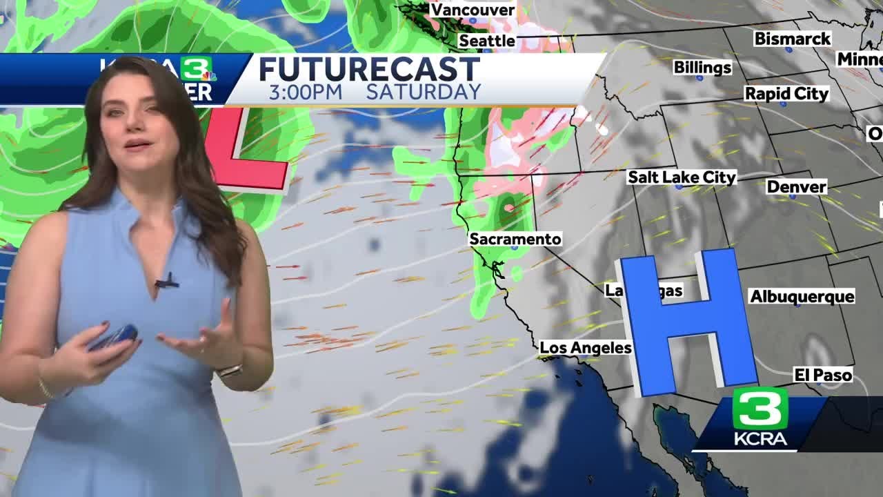 Timeline for rain and snow Saturday in Northern California - YouTube