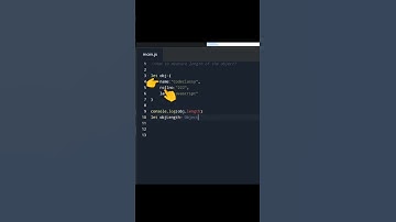 JS interview Question: How to Measure Length Of an Object In JavaScript? #coding