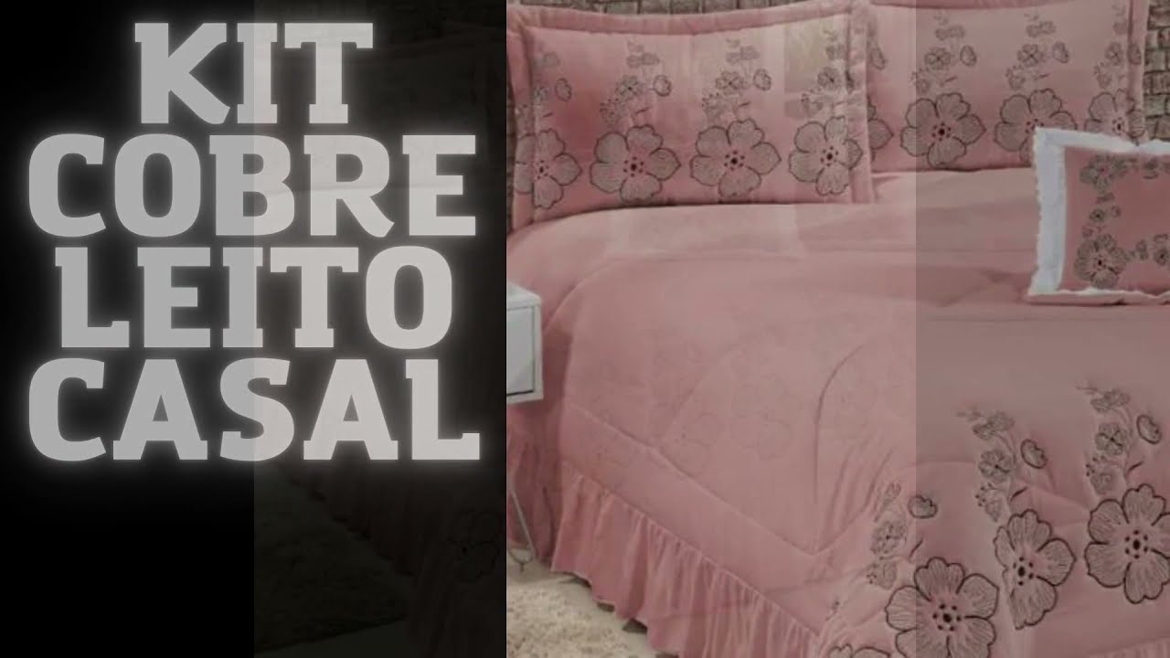 Tem no Magalu: Kit Cobre Leito Casal