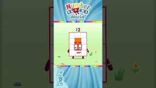 Numberblocks World - Meet Numberblock Twelve and Learn How to Trace the Number 12 | BlueZoo Games