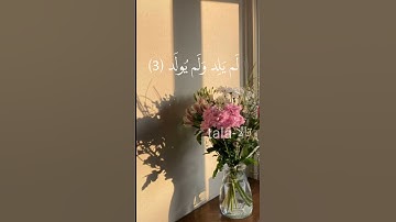 سورة الإخلاص بصوت القارئ اسلام صبحي حسب الطلب #قرآن #اسلام_صبحي #سورة_الإخلاص #سورة_الاخلاص