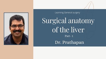 Surgical anatomy of the liver   part-1 | Dr Prathapan VK MS MCh