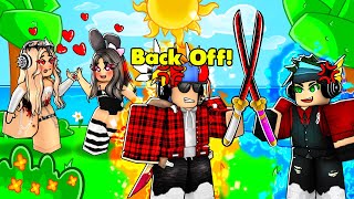 2 Girls Fell In LOVE With Me, And Their Best Friend Wasn't HAPPY! (ROBLOX BLOX FRUIT)