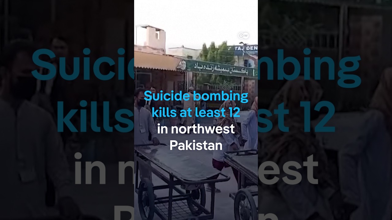 Suicide bombing kills at least 12 in northwest Pakistan | DW News
