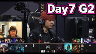 [神試合] GAM vs TES | Day7 G2 | 世界大会2022 Group Stage 日本語実況解説