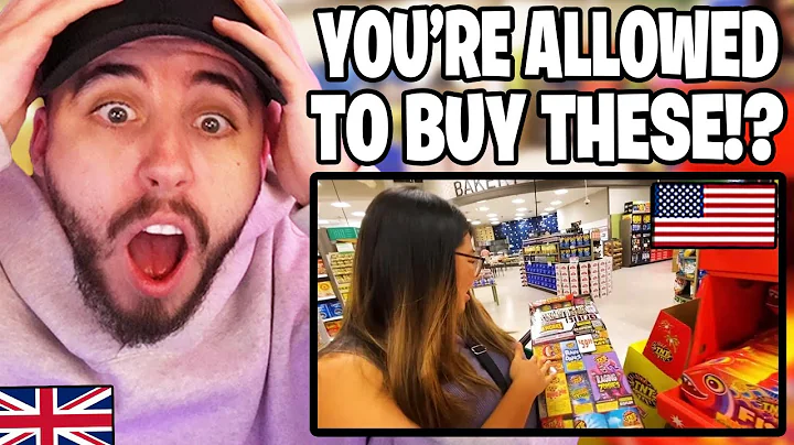 Brit Reacts to Couple are Shocked when Grocery Shopping in AMERICA!