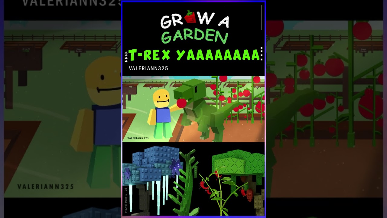 [Grow A Garden] Starving TREX Skill be Like Animation 