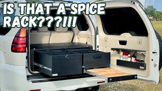 Lexus GX 470 Drawer System with a Spice Rack??!!!