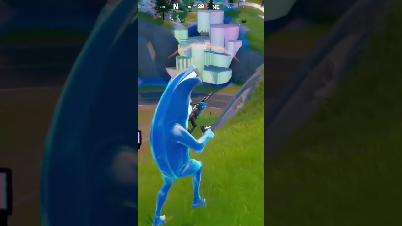 Playing as frozen peely 