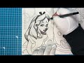 ディズニーぬりえをやりました(不思議の国のアリス)