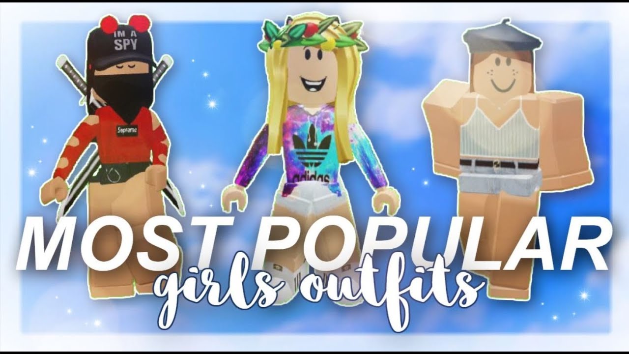 The 10 Most Popular Outfits In Roblox Girls Edition Faeglow Youtube - top 10 best girl outfits roblox