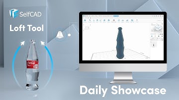 Loft Tool: SelfCAD Tutorial (Daily Showcase)