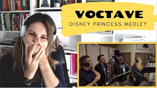 REACTING TO Voctave &quot;Disney Princess Medley&quot;