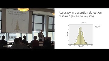 Dr. Tim Levine: Truth-Default Theory: A New Theory of Human Deception and Deception Detection