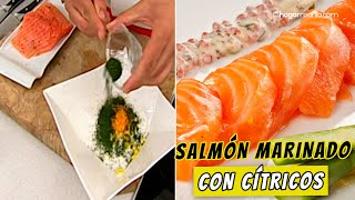 SALMÓN marinado CON CÍTRICOS: Paso a paso para hacerlo en casa con Bruno Oteiza