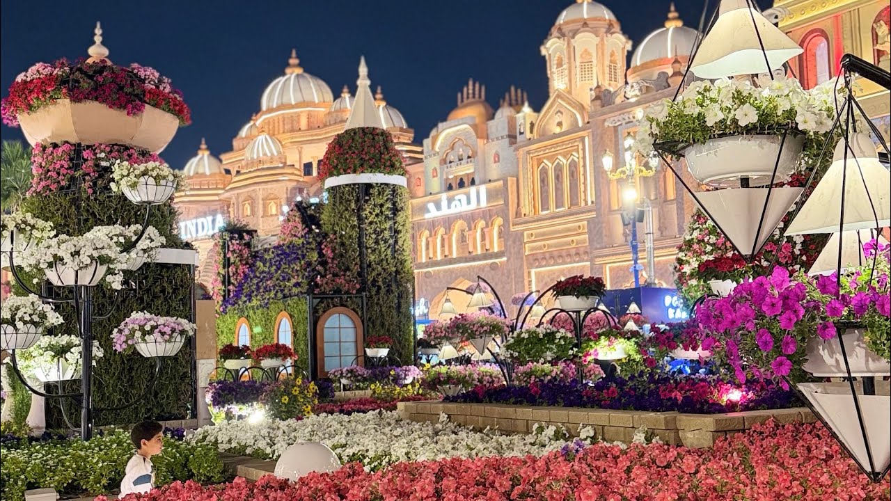 GLOBAL VILLAGE DUBAI UNITED ARAB EMIRATES WALK AROUND TOUR 4K HD