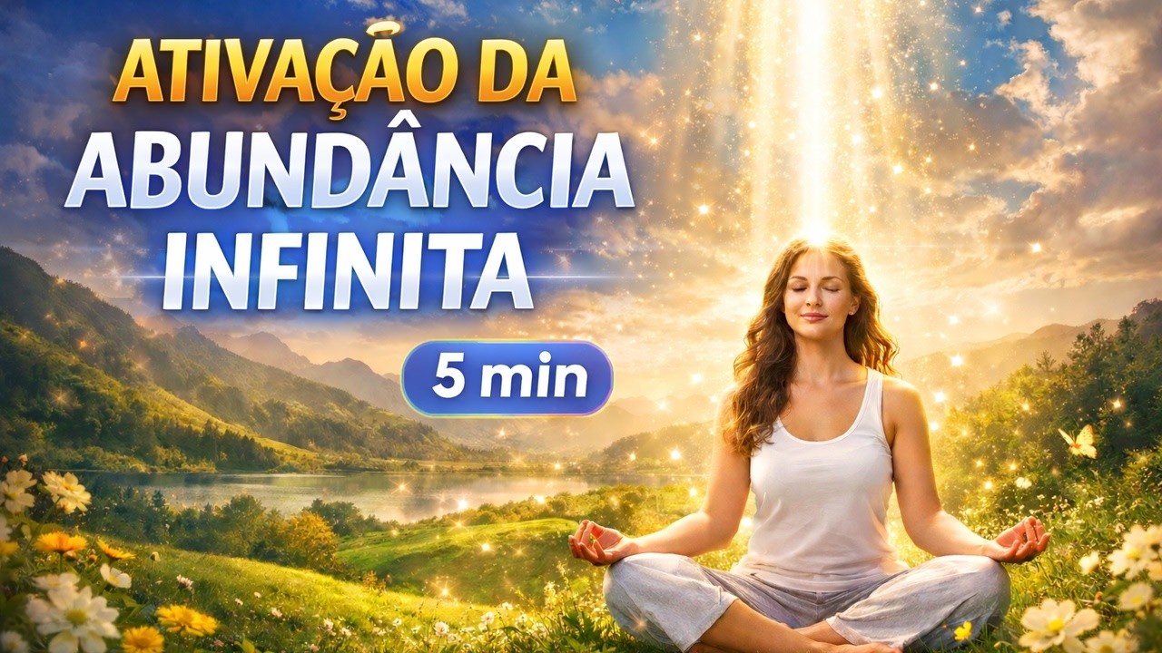 ATIVAÇÃO DA ABUNDÂNCIA INFINITA EM 5 MIN | Reprograme Sua Mente