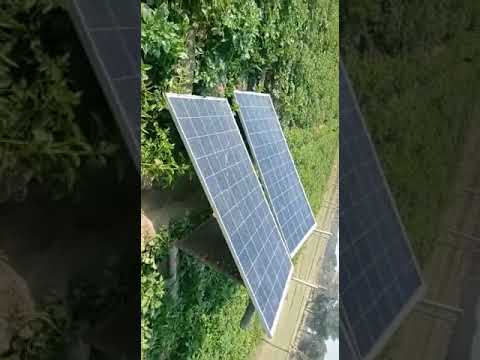 24V dc solar pump - video from Autigo