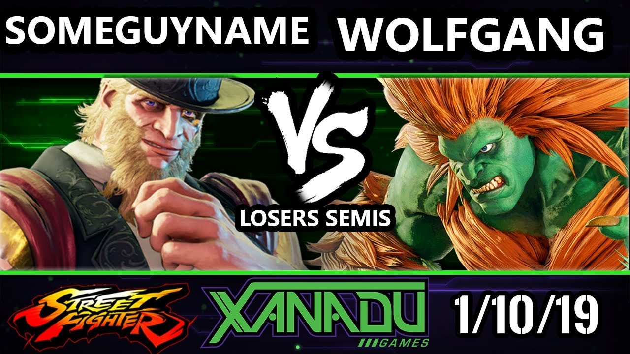F@X 284 SFV - someguyname (G) Vs. Wolfgang (Blanka) Street Fighter V Losers Semis