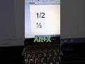 1 2 Kaise Likhe In Ms Word Bhinn Number Kaise Likhe Write Fraction In Ms Word Shortvideo 1 2 Kaise Likhe In Ms Word Bhinn Number Kaise Likhe Write Fraction In Ms Word Shortvideo
