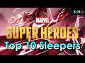 Top 10 Marvel Super Heroes Sleepers | Mtg