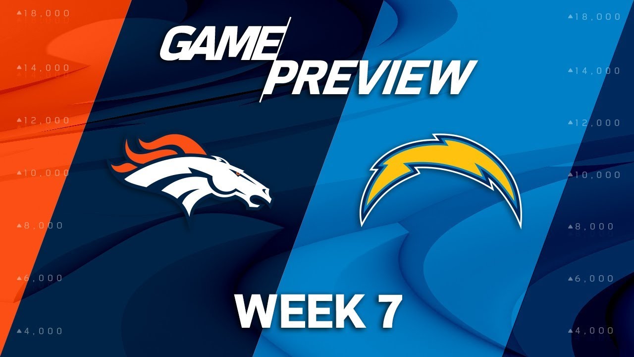 Denver Broncos at Los Angeles Chargers Week 7: Game time, TV schedule, online ...