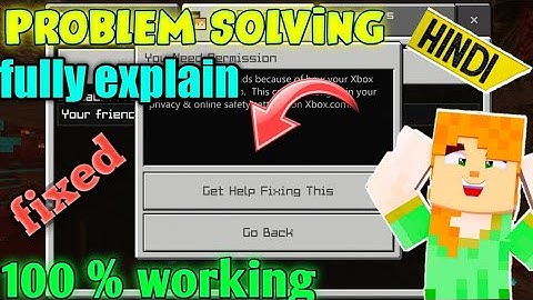 minecraft get help fixing this mobile in hindi | how to fix microsoft account in minecraft