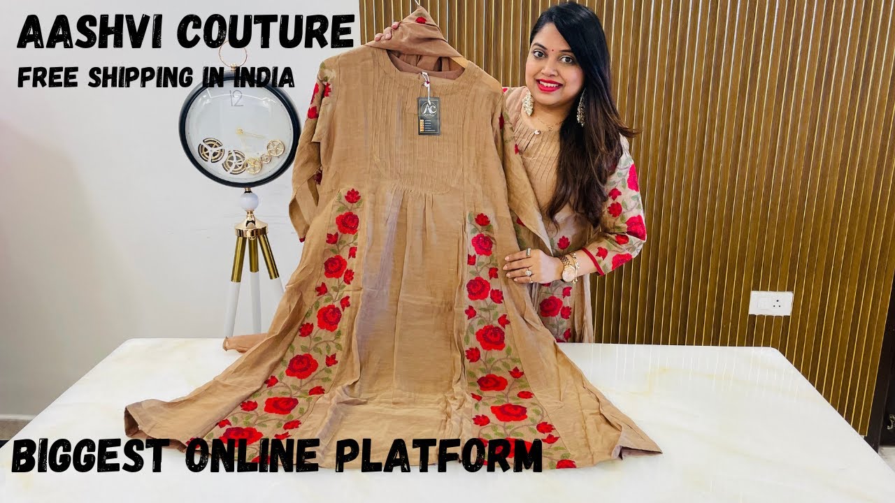 Lyrical Mul Chanderi Dress (Curve-friendly) main image 1