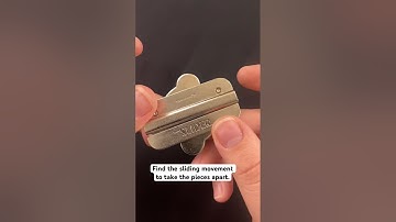 Find the correct sliding movement to take apart the puzzle. Cast Slider #puzzle #puzzlesolving