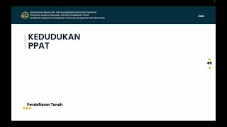 VIDEO PEMBEKALAN TEKNIS PPAT